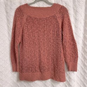 LOFT Open Stitch Sweater